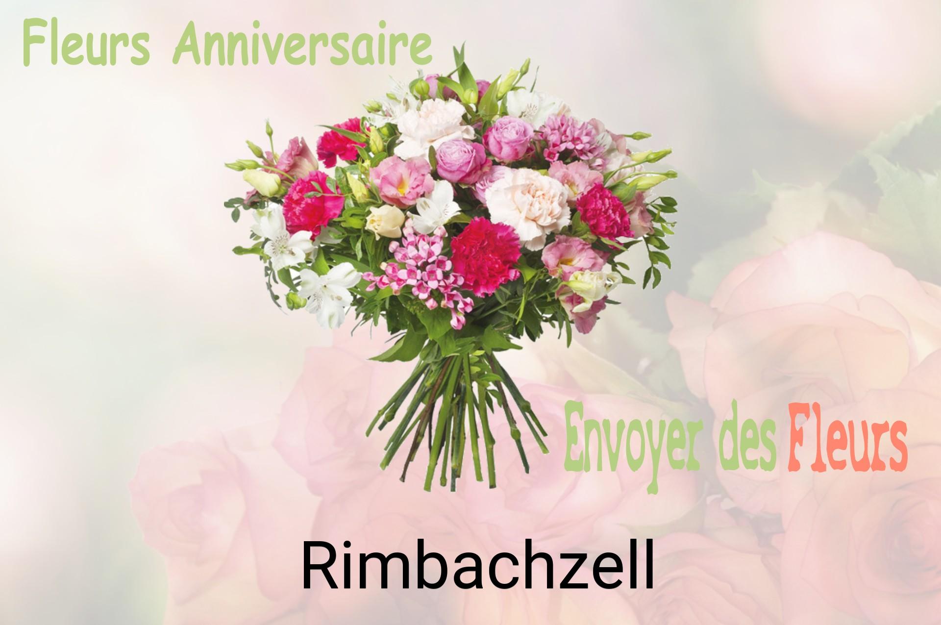 Bouquet de fleurs d’anniversaire livré à Rimbachzell