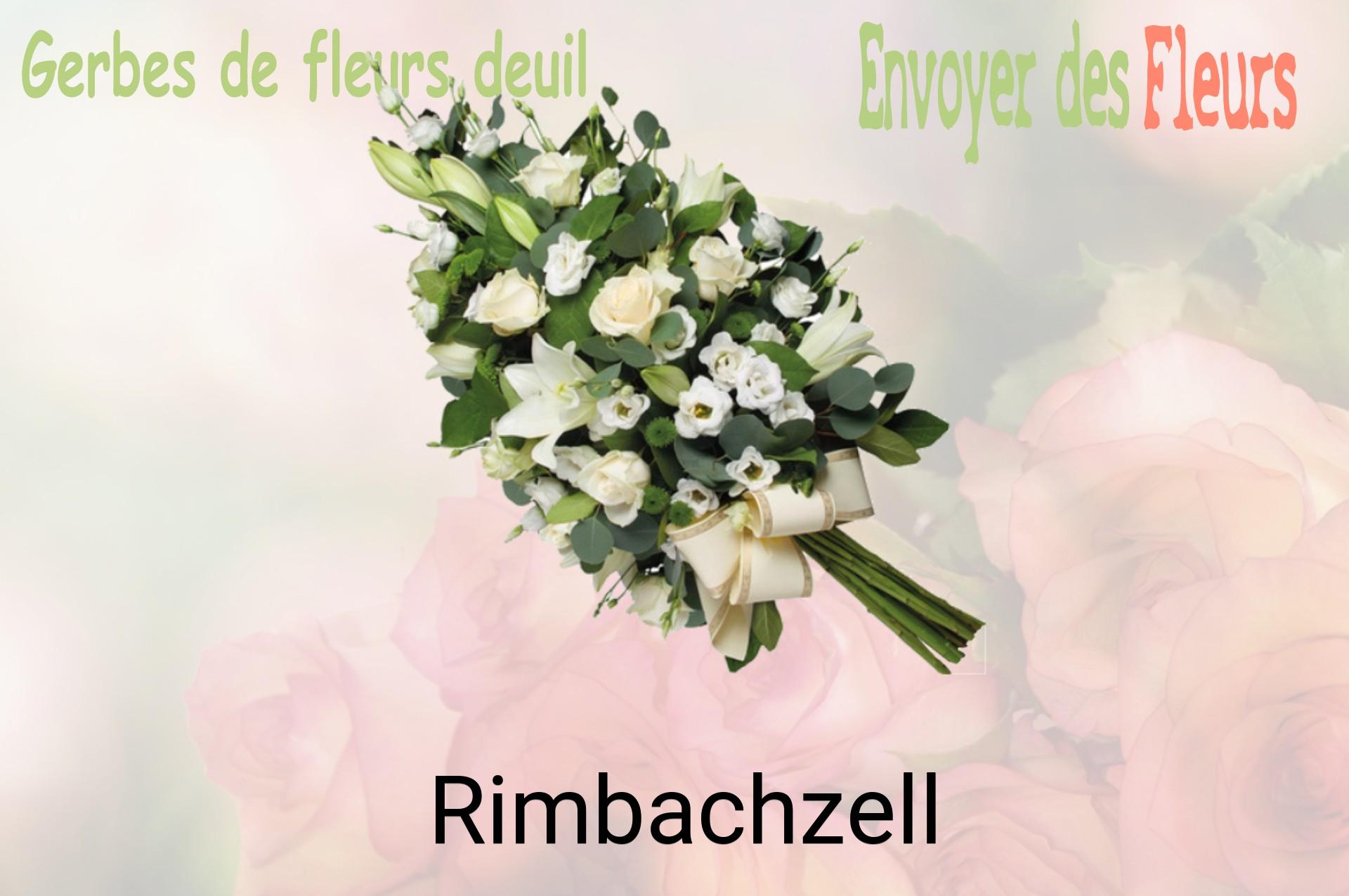 Gerbe de fleurs de deuil livrée à Rimbachzell